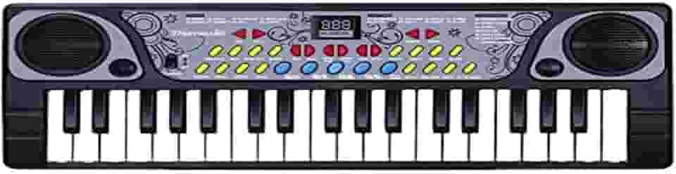 Teclado Infantil com Microfone 37 Teclas BX1622, DM Toys