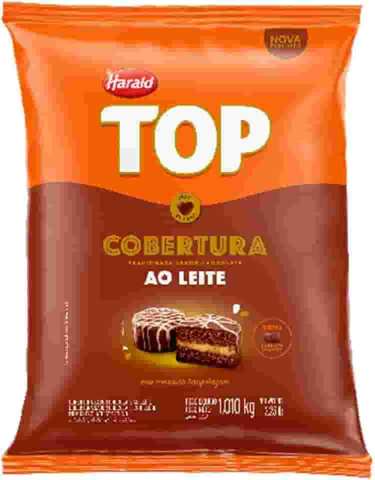 Gotas de Chocolate Fracionado Top Ao Leite 1,010kg - Harald