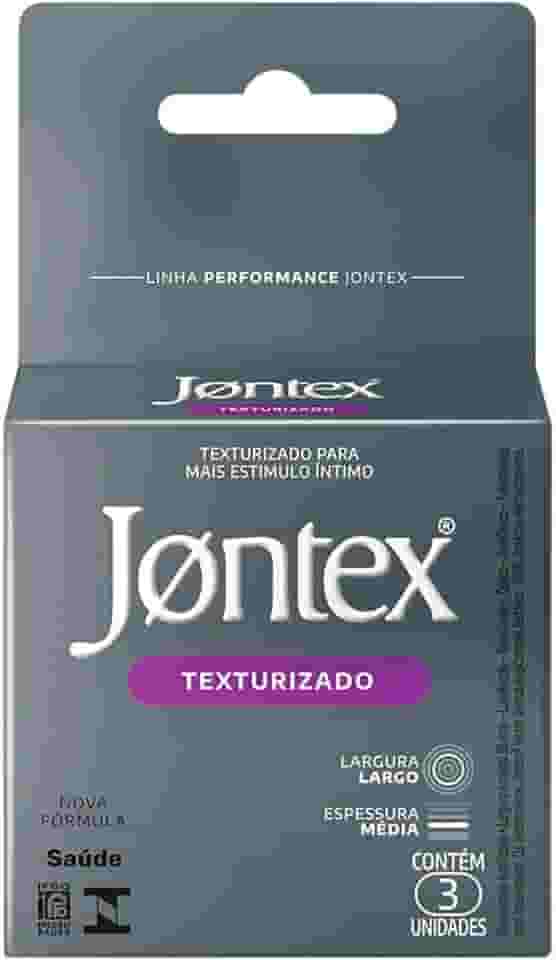 Preservativo Camisinha Jontex Texturizado - 3 unidades