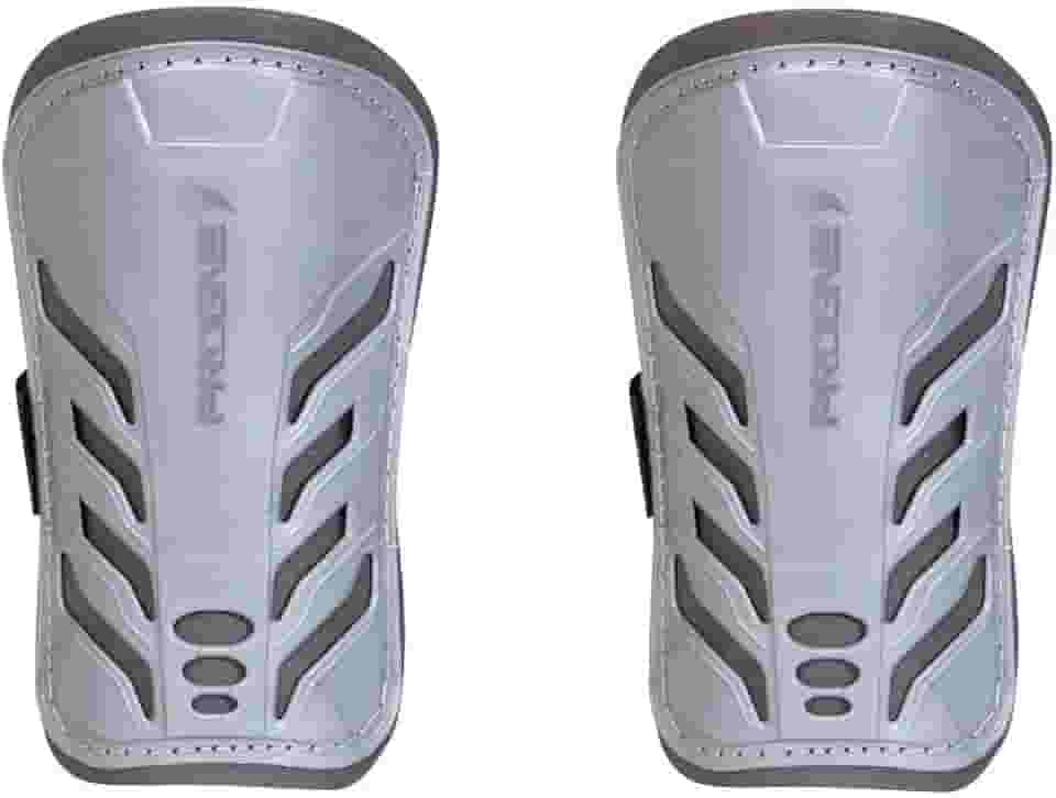 Caneleira Futebol Futsal Society Baby Sem Tornozeleira - Cinza Prata - Par