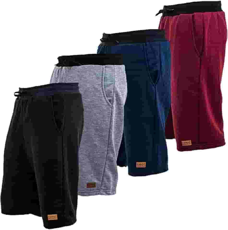 Kit 4 Bermudas Shorts Moletom Masculina Academia by ZRC