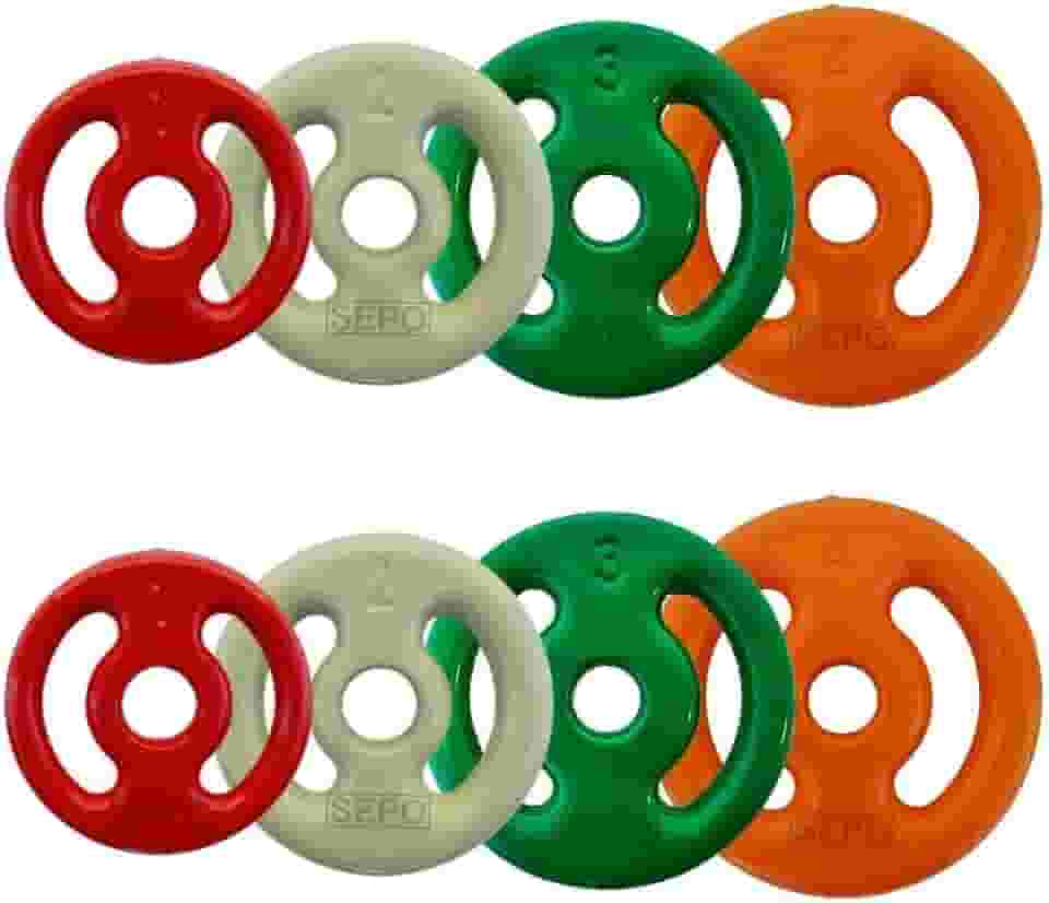 Kit Anilhas Emborrachadas 20kg