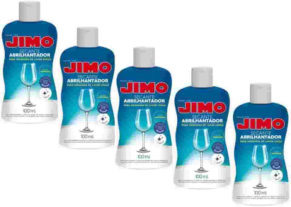 Kit 5 Un Jimo Secante Abrilhantador 100ml Para Lava Louças
