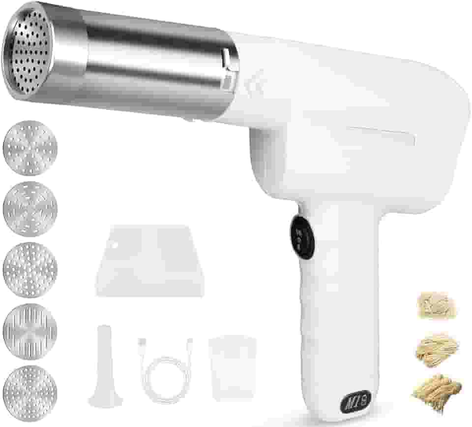 Maquina de Macarrão, Máquina de Macarrão, Maquina Macarrao, 5 Tipos de Moldes, 1 Tipos de Moldes de Enema