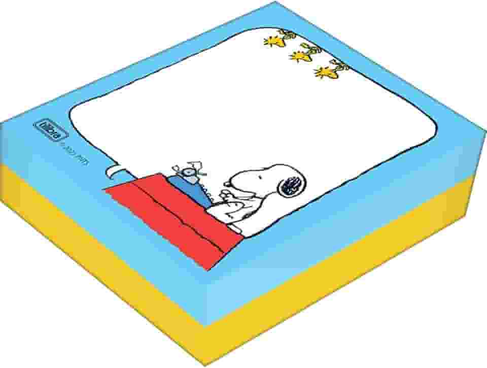 Tilibra - Bloco Tilembrete Snoopy 80X91mm 100 Folhas