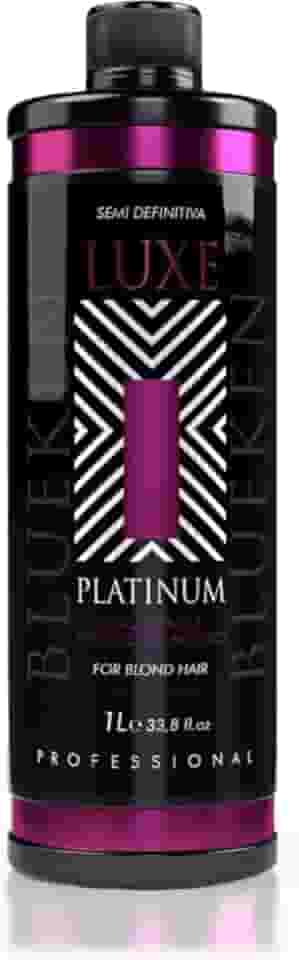 Blueken Luxe Platinum - Escova Semi Definitiva Cabelo Loiro Extrato de Mirtilo 1L