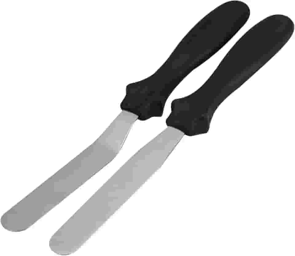 Tuut, Linha Confeitaria, Jogo De Espátulas Reta e Curva para Confeitaria em Inox, 23cm