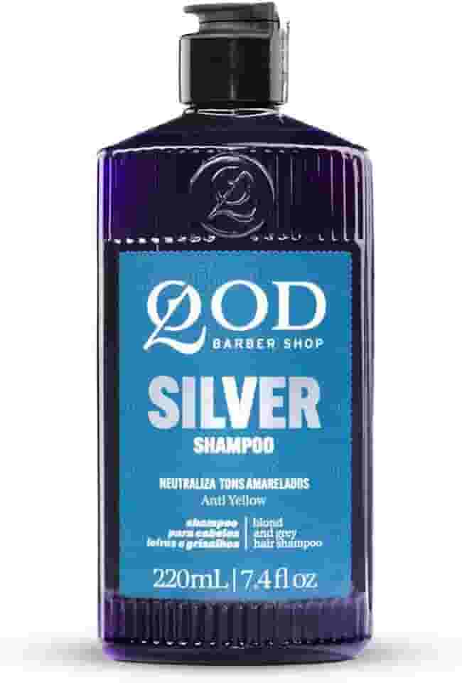 QOD Barber Shop - Shampoo para Cabelos Loiros e Grisalhos Silver Boost - 220ml