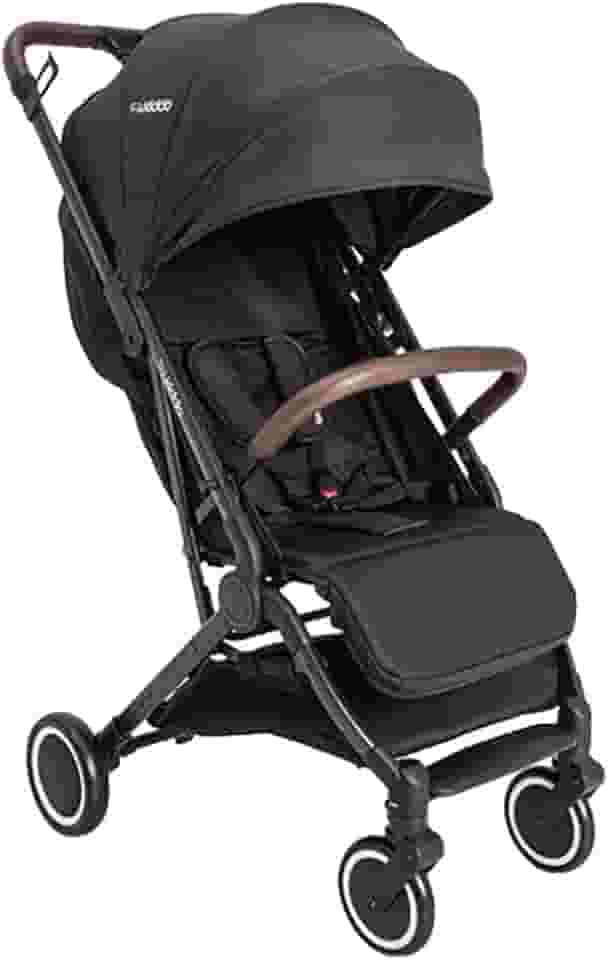 Carrinho De Bebê Sprint Ii Travel Berço Passeio Preto Kiddo