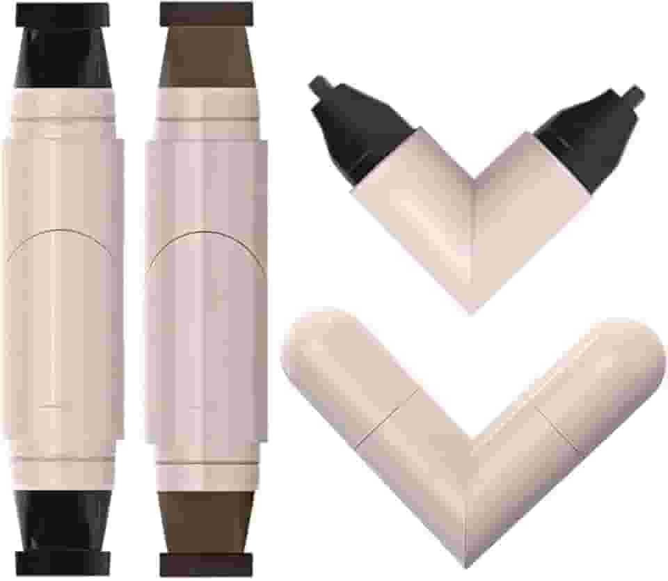 Conjunto de lápis delineador de gel, 2025 novo carimbo de delineador dobrável para asas perfeitas, ferramenta de delineadores à prova d'água, caneta delineadora à prova de manchas para iniciantes