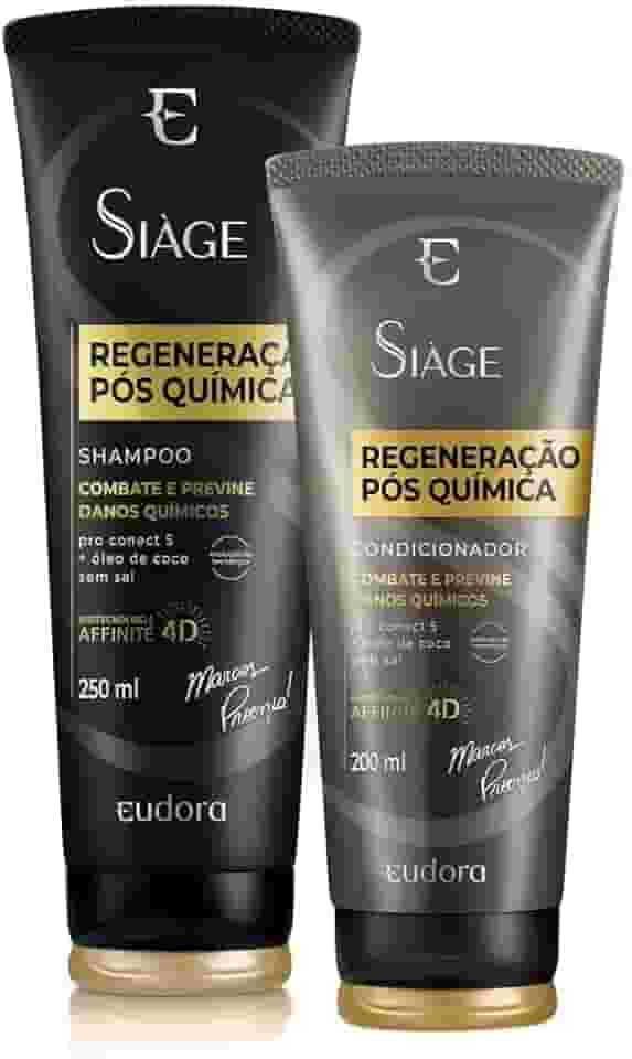 Eudora Kit Siàge Regeneração Pós Química Shampoo + Condicionador (Nova Versão)