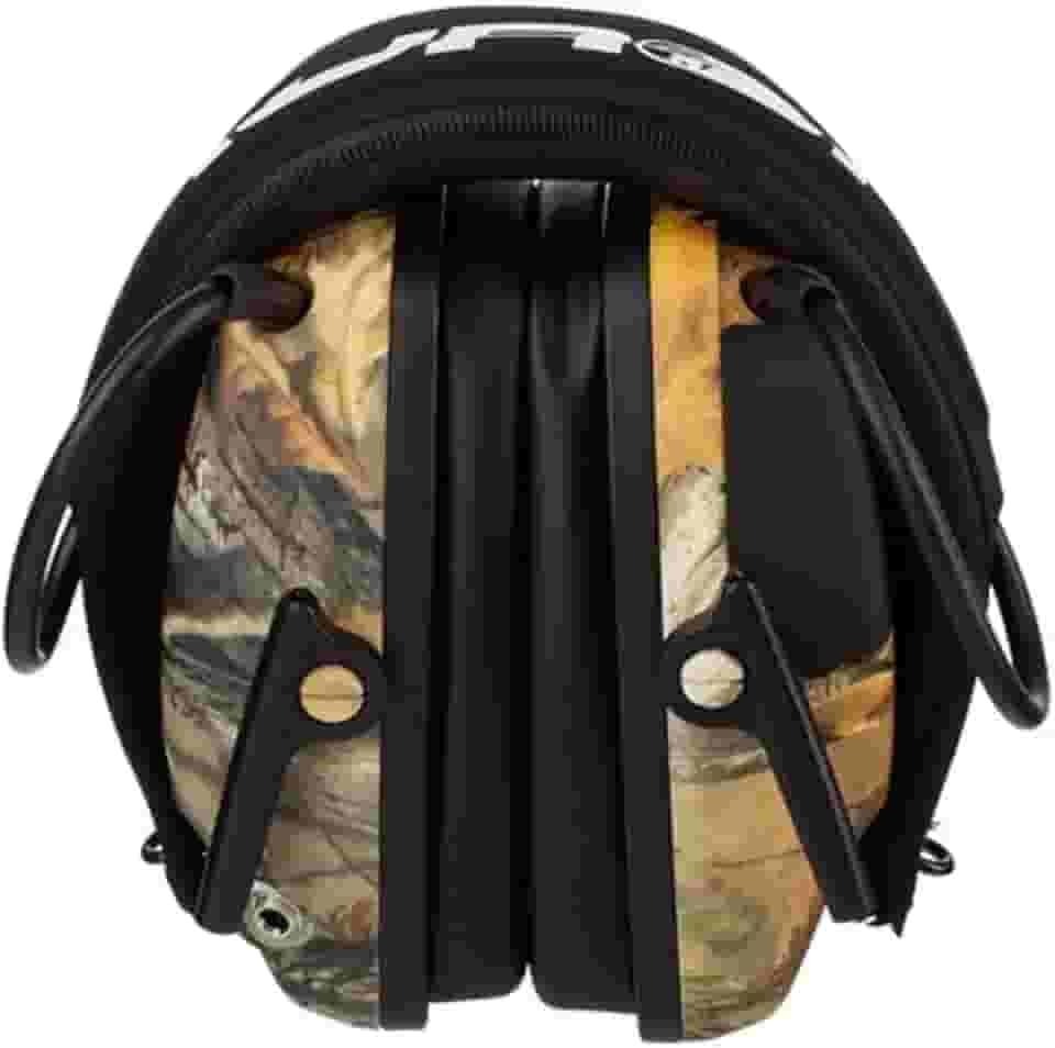 Abafador Eletrônico de ruídos para prática de tiro esportivo Aurok Whisper Cor:Camuflado