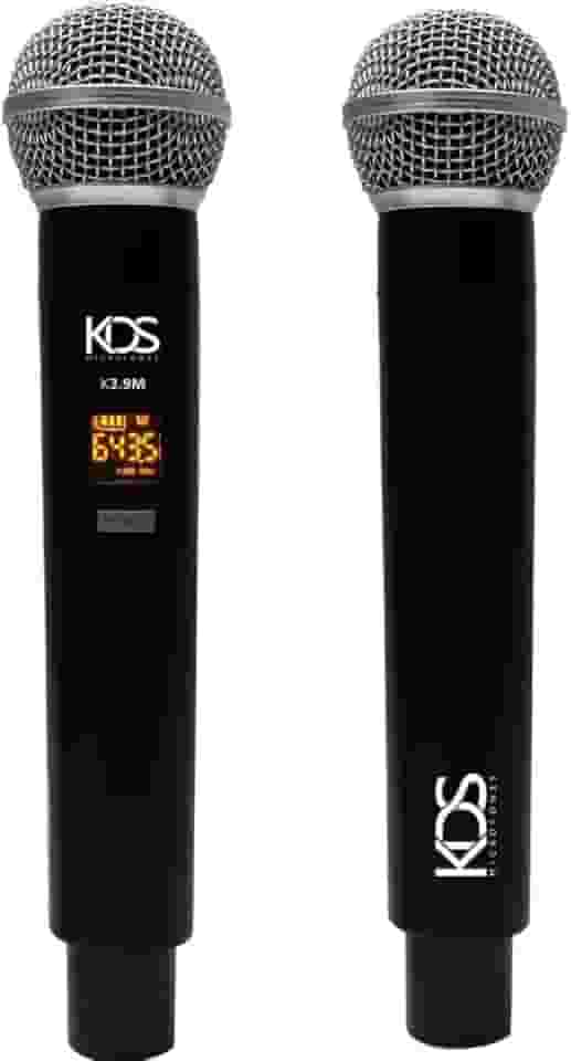 Microfone sem fio Duplo Profissional Kadosh KDS-W392M