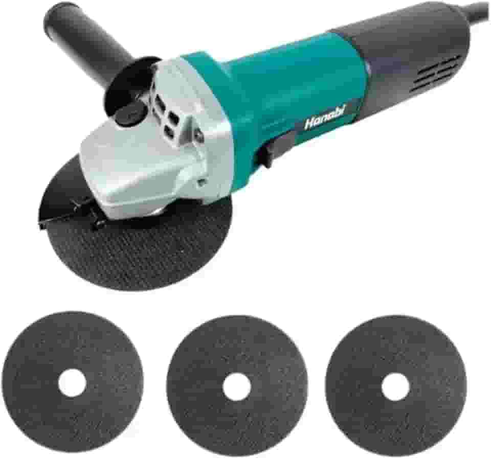 HANABI Esmerilhadeira Angular 880W 220v Potente e Versátil Ideal para Trabalhos de Corte e Desbaste
