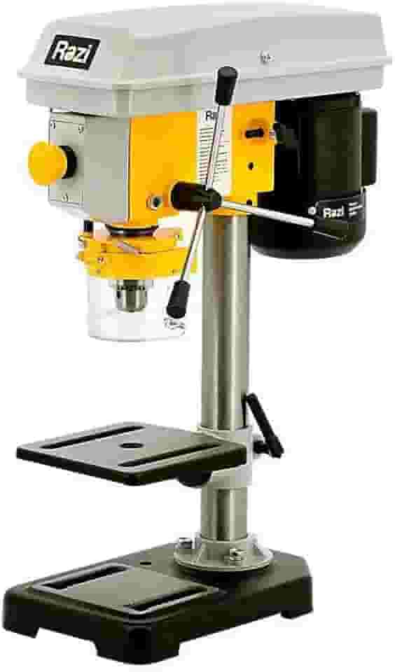 Razi Furadeira de Bancada Compacta 220V 350W Mandril 1/2' – Perfuração Estável e Ideal para Pequenos Projetos