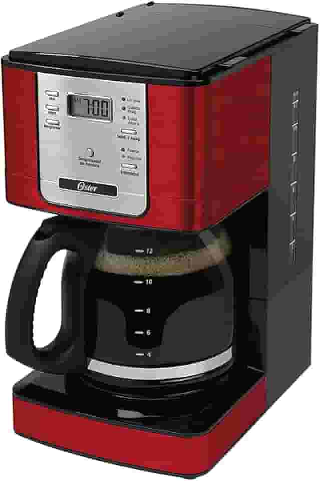 Oster Cafeteira Flavor Programável, 1,5L, 110V, Vermelha/Preto, 1000W, BVSTDC4401RD