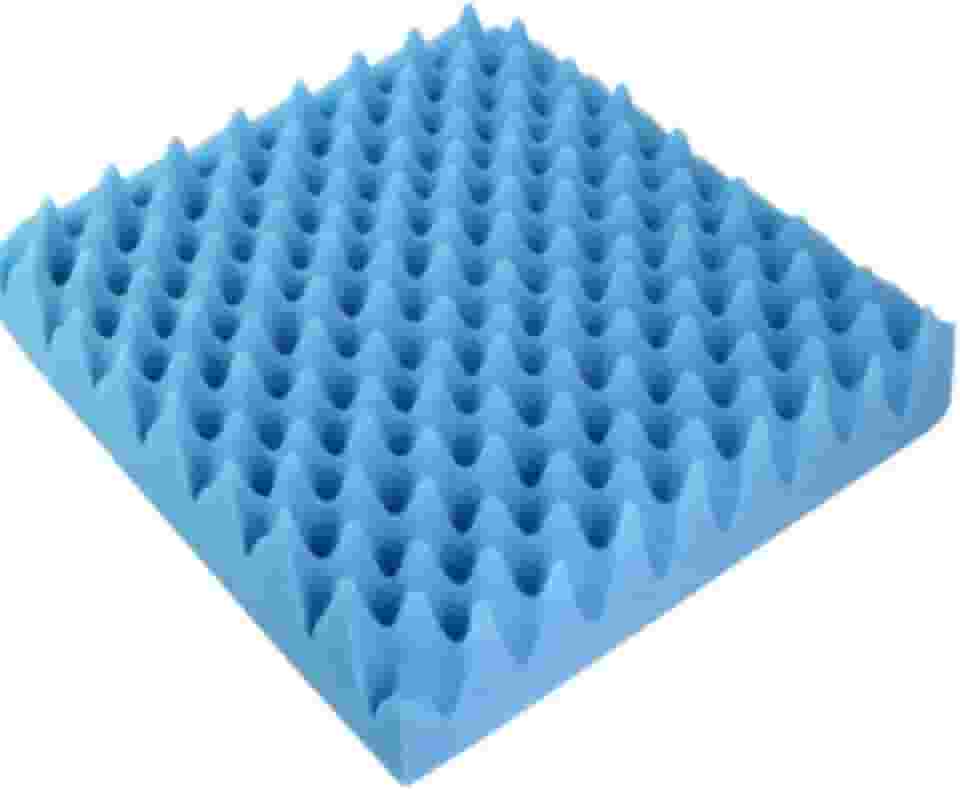 Almofada Piramidal Com Capa Tipo Casca Caixa De Ovo Anti-escaras Densidade 28