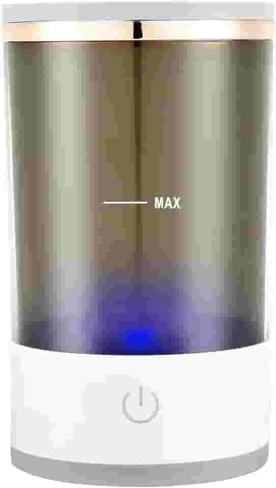 Máquina de limpeza de pincéis de maquiagem, limpador de pincéis de cosméticos elétrico recarregável, limpador de pincéis cosméticos com um toque, pincel de maquiagem visual, giratório fácil de usar