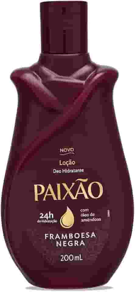 Paixão Loção Hidratante Framboesa Negra Com Ação Desodorante 200Ml