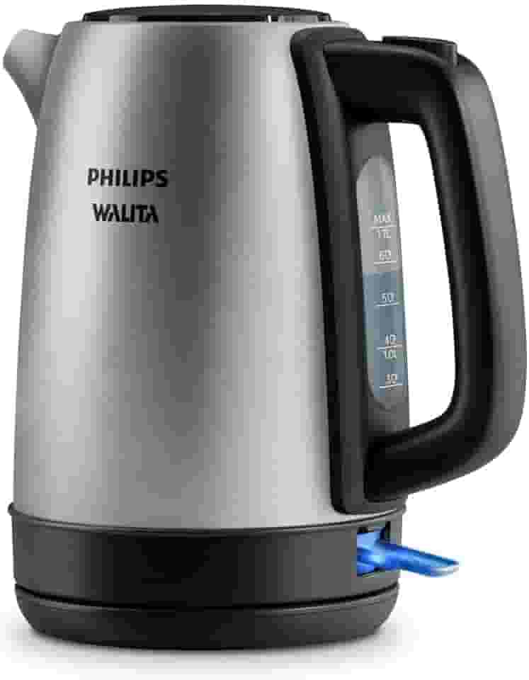 Chaleira Série 3000 Inox Philips Walita 1200W, 2 anos de garantia, 127v - HD9350/90