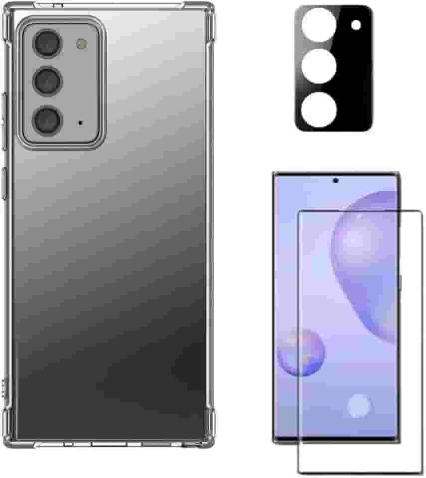 Capa Capinha Transparente para Samsung Galaxy Note 20 + Película 9D + Película Câmera - (C7ARMOR)