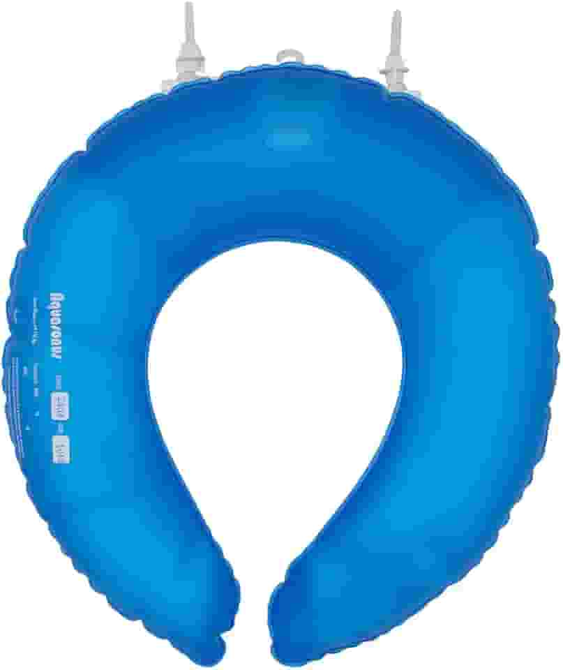 Aquasonus Almofada D’água Anti-escaras - Azul, Apoio Para Nádegas Ou Costas Durante O Banho