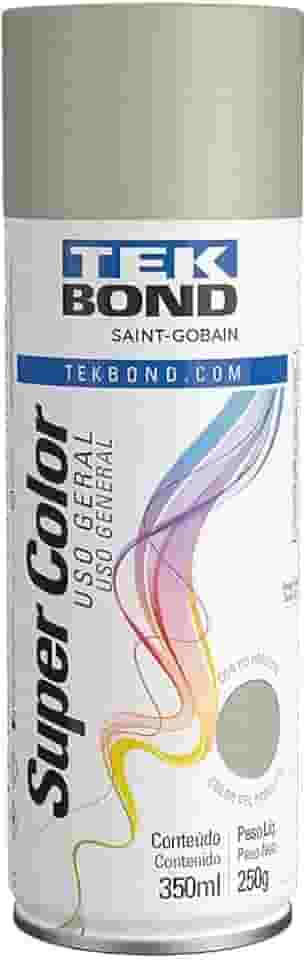 Tinta Spray Primer Fundo 350Ml/250G - 01 Unidade, Tekbond, 23191006900, Cinza