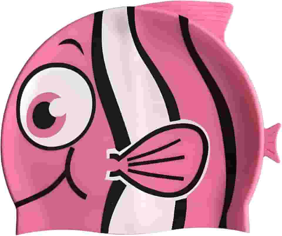 Touca de Natação Infantil de Silicone Hipoalergênica Confortável Fácil de Colocar Sem Látex Diversas Cores Escolha a Sua Cor Favorita