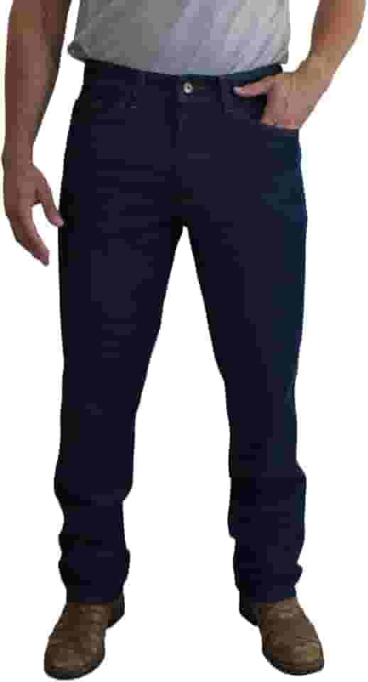 Calça Jeans Masculina Tradicional Corte Reto Resistente Linha Premium