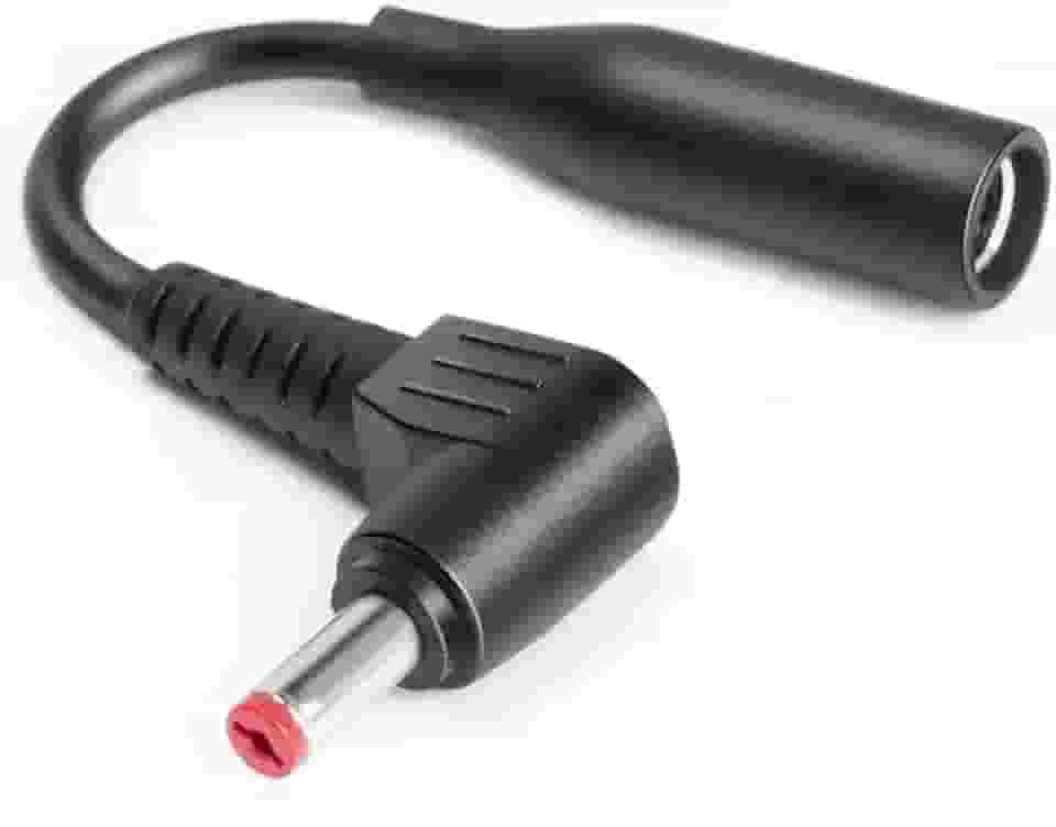 KFD Adaptador de Alimentação DC Plug Conversor 7,4 mm x 5,0 mm a 5,5 mm x 1,7 mm para Acer Nitro 5 AN515, Predator Helios 300, Aspire 7, V 15, VX 15 Nitro, V17 - ADP-135 - Preto