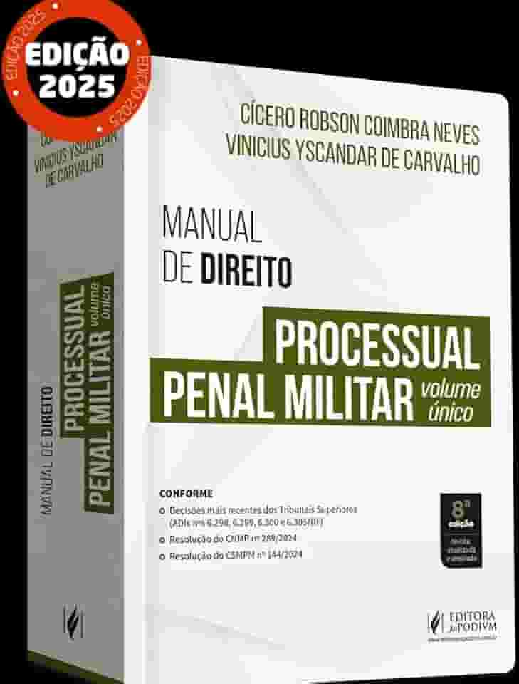 Manual de Direito Processual Penal Militar - Volume Único - 8ª Edição (2025)