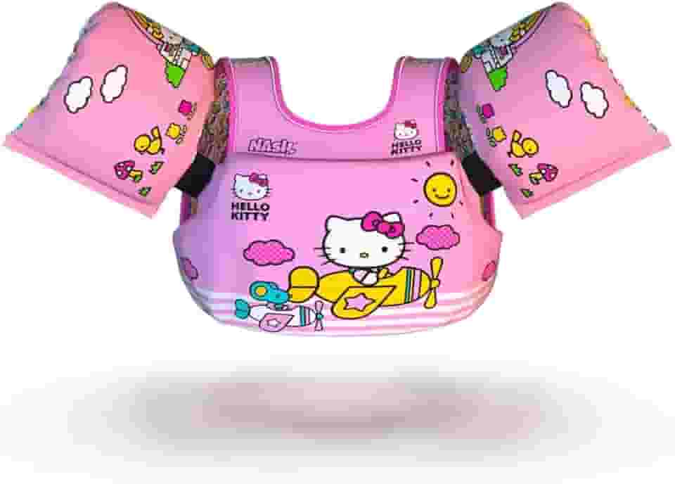 Boia Infantil com Colete Salva Vidas Hello Kitty Nash