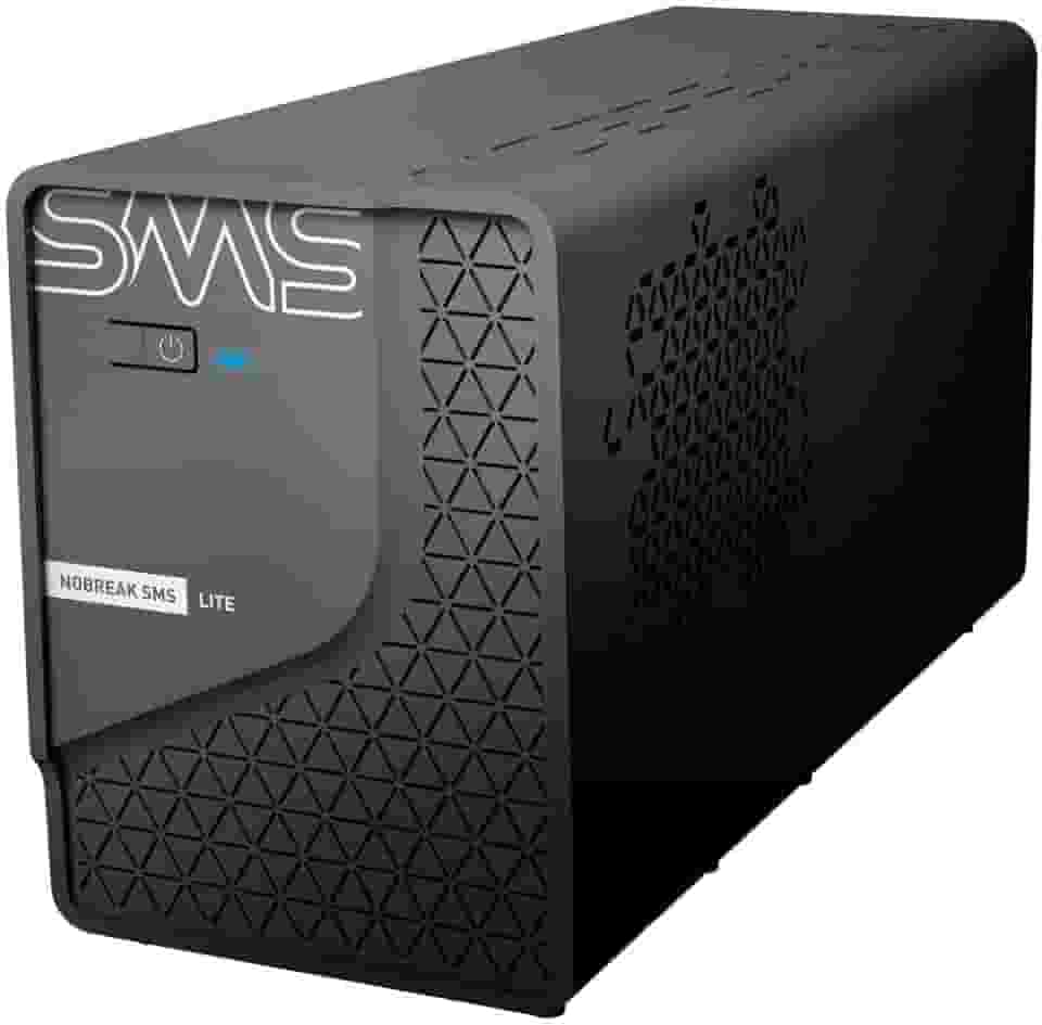 SMS - NOBREAK LITE 1200 - POTÊNCIA 1200VA | 600W - BIVOLT ENT.: 115/ 220V | SAÍDA: 115V - 6 TOMADAS - SENOIDAL P/APROX. - LINE INTERACTIVE - PN 29205