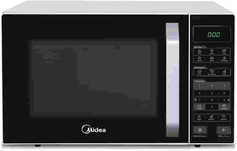 Micro-ondas 27L Branco e Preto Midea LED 127V MXSA27P1