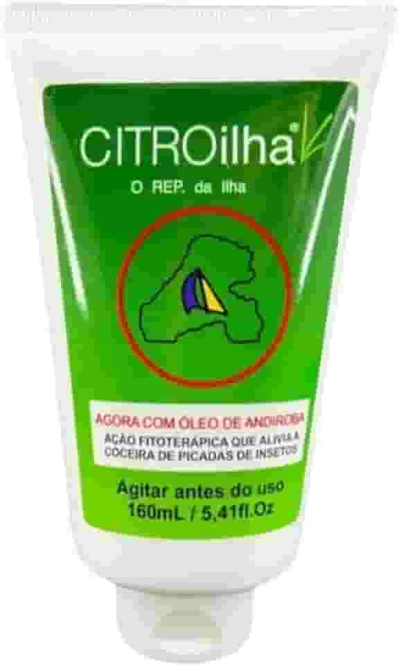 Repelente loção creme citroilha 160 ml contra borrachudo e pernilongo evita picadas em adultos e crianças