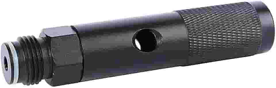 Paintball 12 g Co2 troca rápida - Pistola de paintball 12 gramas cartuchos de dióxido de carbono adaptador de cilindro garrafa adaptador de cartucho de válvula preta