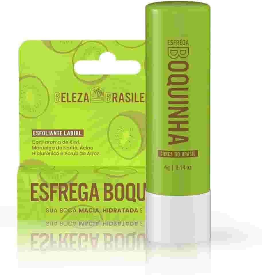 Esfrega Boquinha Kiwi lip balm - Esfoliante Labial e hidratante
