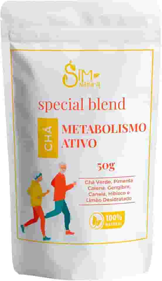 Chá Metabolismo Ativo Blend Chá Para Metabolismo Energia 50g