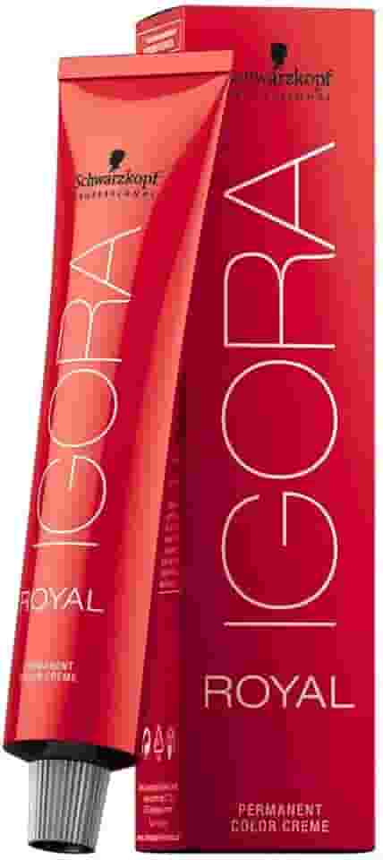 Schwarzkopf Professional Igora Royal Creme de cor permanente, 1-0 preto, 60 gramas