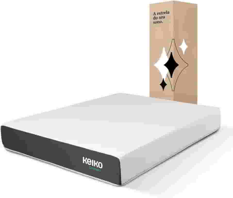 Colchão Casal 25x138x188 D33 Connect Aplicativo Massageador Keiko