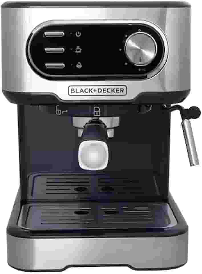 BLACK+DECKER Cafeteira Elétrica, Compatível com Cápsulas Nespresso e Dolce Gusto, Até 2 Xícaras de Café Simultâneas, 220 V, Modelo CE1100G-B2