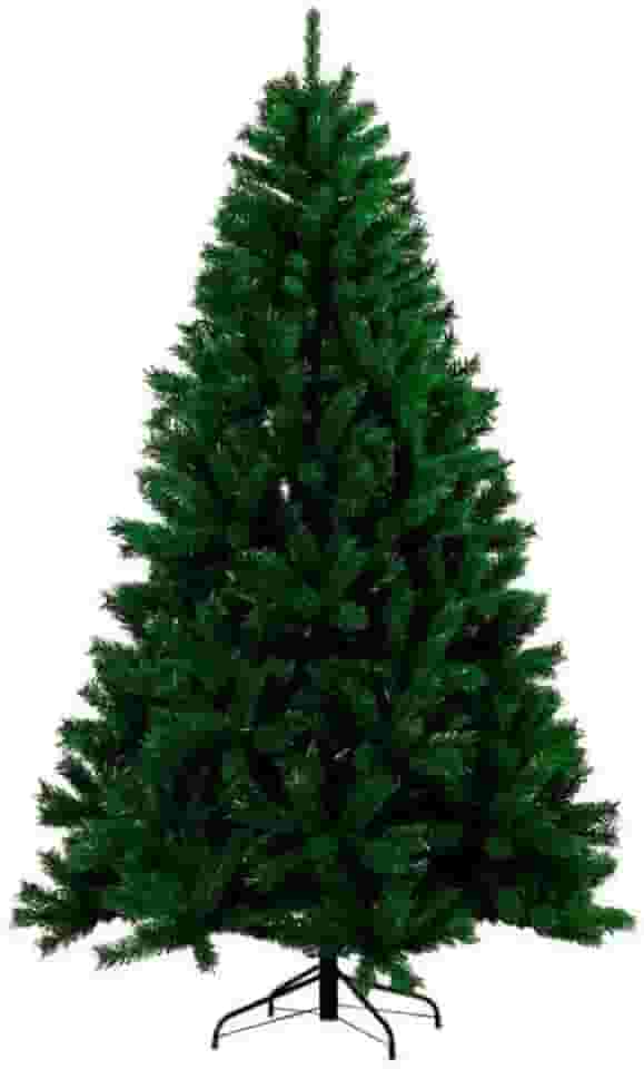 Árvore de Natal 1,80cm Pinheiro Luxo 700 Galhos Cheia Resistente Pinheiro De Natal Tradicional Verde Ideal Para Sala Loja Escritório Linha Super Premium