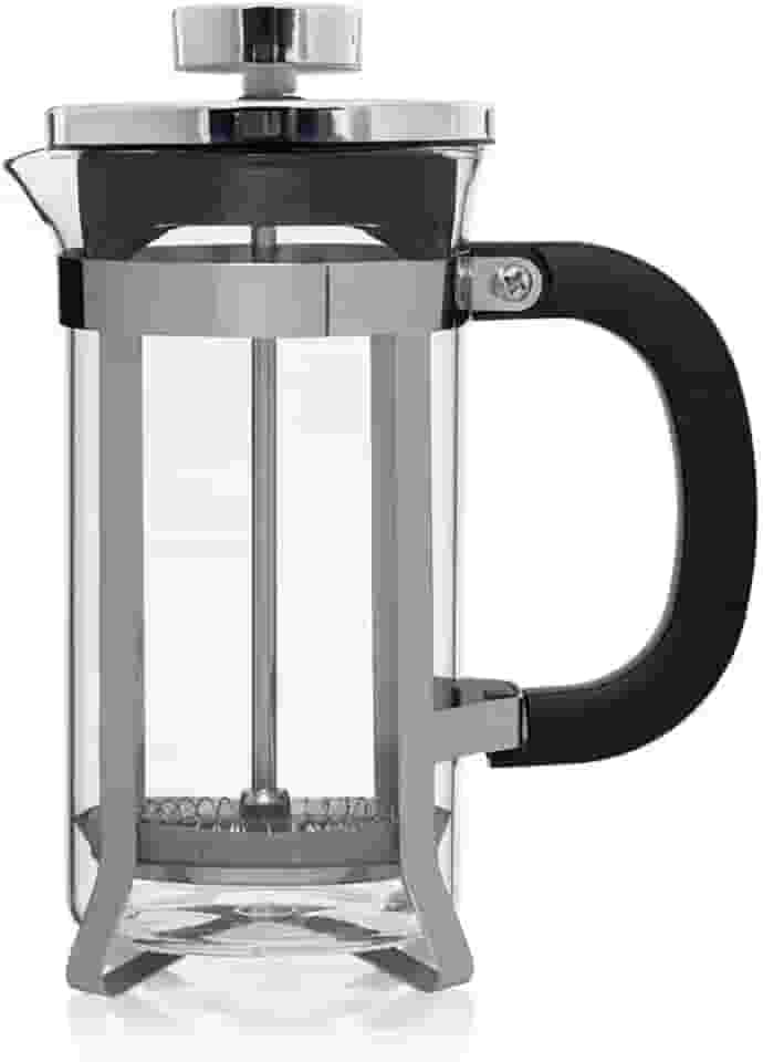 Cafeteira De Prensa Francesa Inox 600 ml Cremeira Leite Café