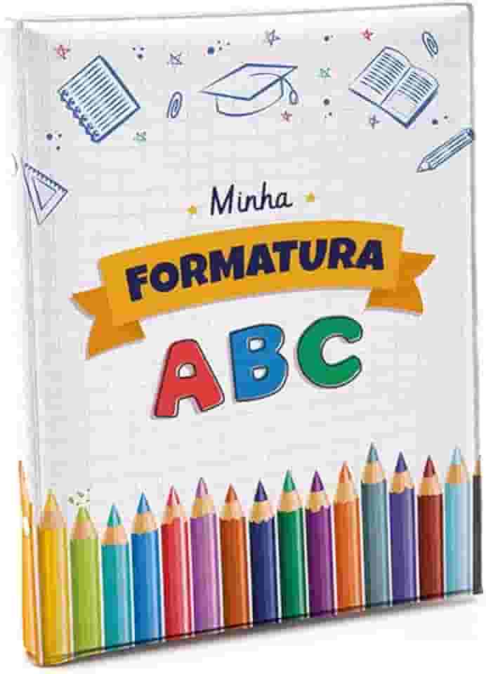 ICAL Álbum de Fotos 15x21 cm – 80 Fotos – Linha Comemorativo – Capa Dura Temática – Presente para Formatura – Ref. 386