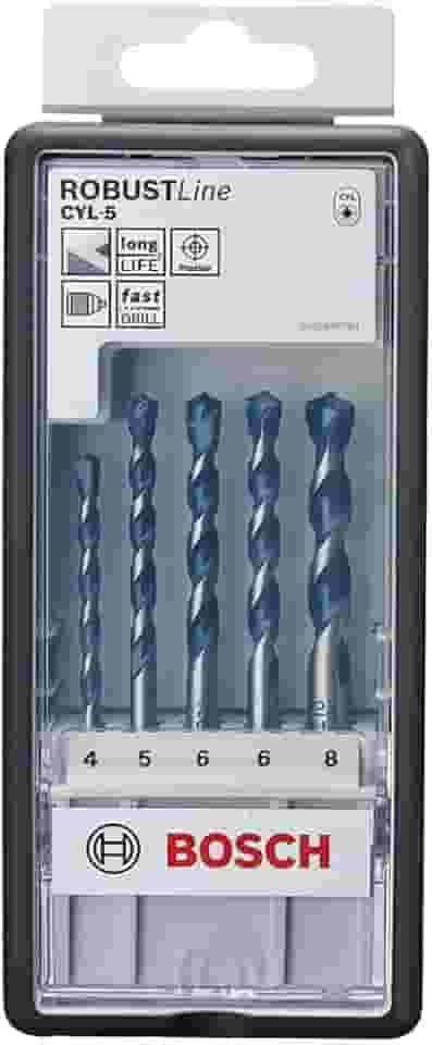 Bosch Broca para Concreto CYL-5 5 Unidades Cinza