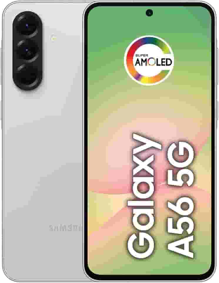 Smartphone Samsung Galaxy A56 5G 256GB, 8GB RAM, Câmera 50MP, IP67, Super AMOLED 6.7", Recursos AI, Cinza