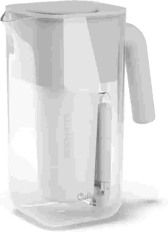 Culligan com jarra de filtro de água de 7 xícaras com tecnologia ZeroWater – Inclui filtro de água avançado de 5 estágios, certificado IAPMO para reduzir chumbo, PFAS total (Forever Chemicals
