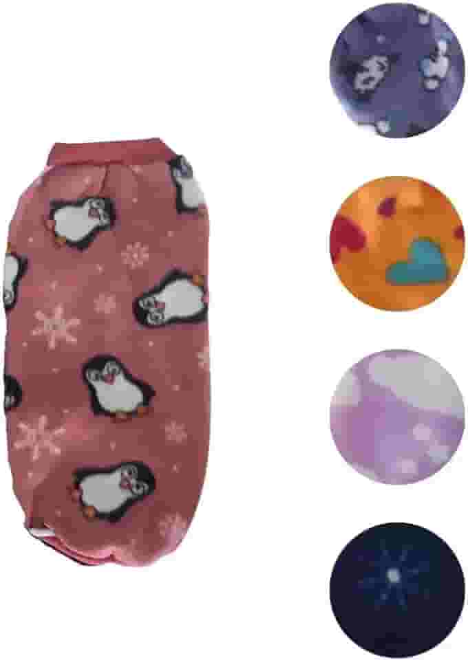 Roupa para Cachorros e Gatos Multicor,N°01,Roupas Pet Soft,Roupa para Pet,Roupa para Frio,Confortável e Quente