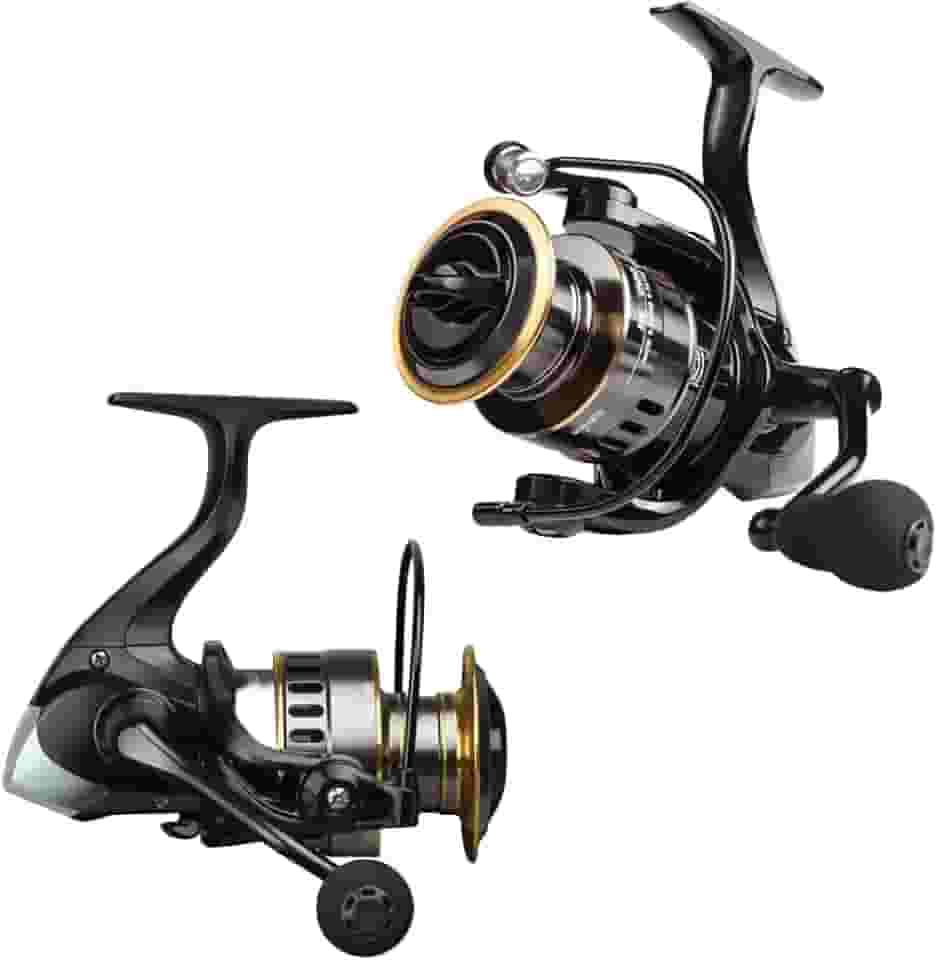 Molinete Pesca Micro Ultra Light Alto Mar HE 2000-14 Rolamentos - Drag: 6kg - Carretel Aluminio