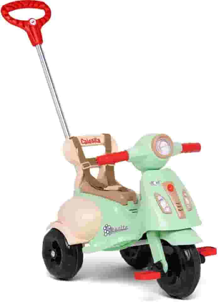 Calesita - Vespita Capri - Triciclo moto vesta de guiar e pedalar
